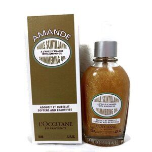 L'Occitane Limited Edition Almond Shimmering Body Oil 100ML NIB